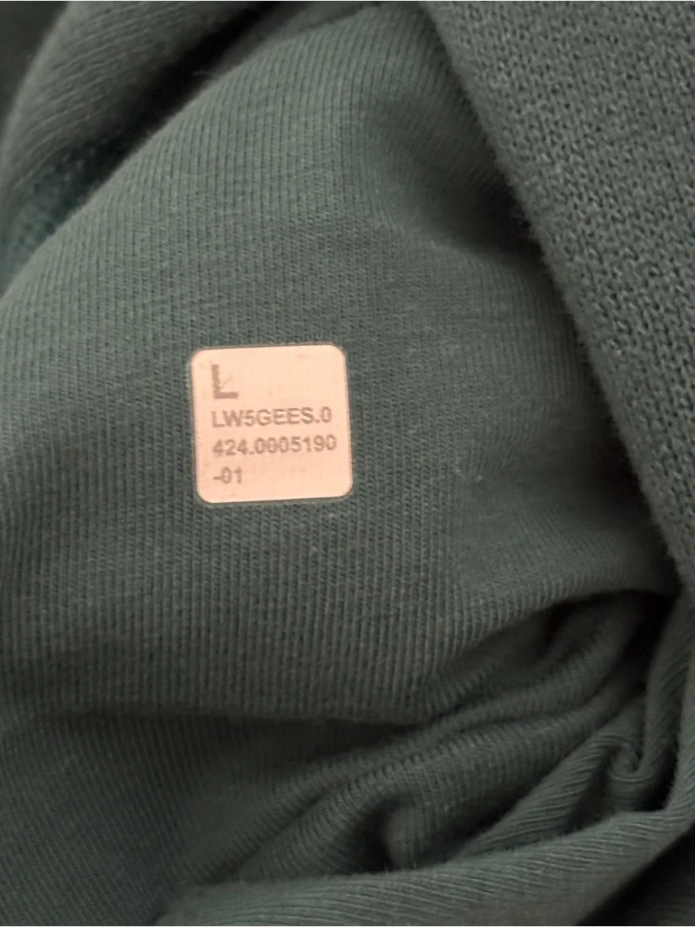NWOT Lululemon Scuba Mid-Rise Wide-Leg Pant in Storm Teal Sz Large